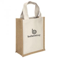 Cotton and Jute Metallic Gift Bag